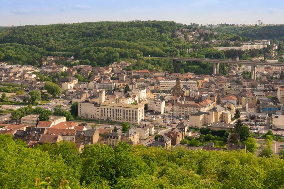 Photo du centre de Hayange à proximité de Thionville