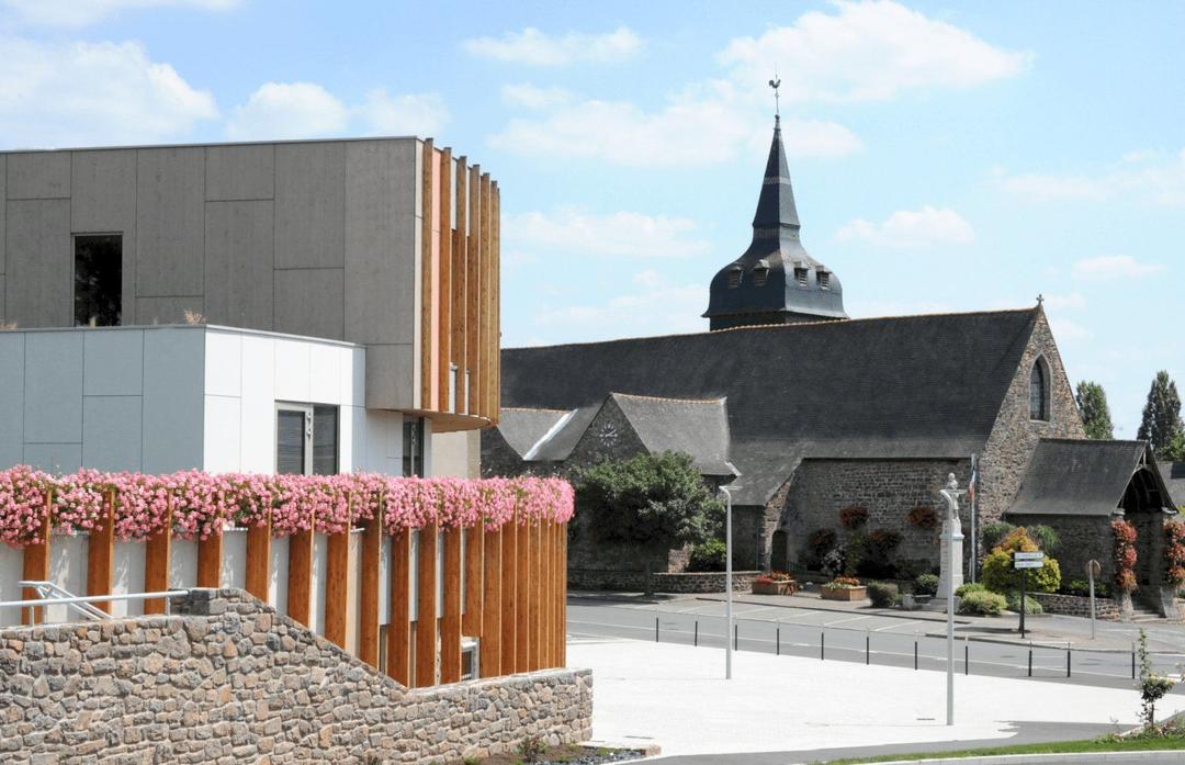 Photo du centre de Breteil à proximité de Rennes